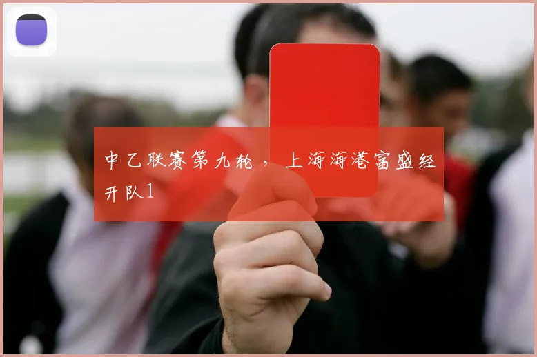 中乙联赛第九轮 ，上海海港富盛经开队1